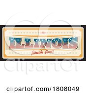 Travel Plate Design For Illinois by Vector Tradition SM