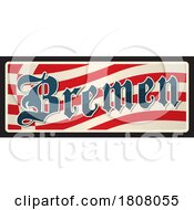 Travel Plate Design For Bremen by Vector Tradition SM