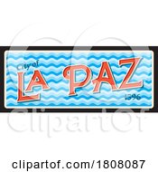 Poster, Art Print Of Travel Plate Design For La Paz
