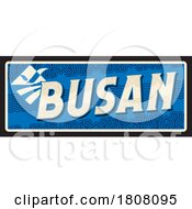 Poster, Art Print Of Travel Plate Design For Busan