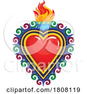 Poster, Art Print Of Mexican Sacred Heart
