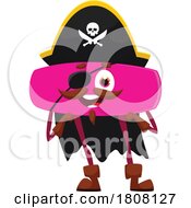 Math Minus Subtraction Pirate Mascot by Vector Tradition SM