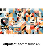 Poster, Art Print Of Music Bauhaus Background