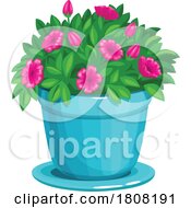 Poster, Art Print Of Potted Flowering Plant