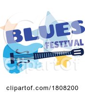 Poster, Art Print Of Blues Festival Design