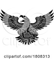 Bald Eagle Hawk Gamer Video Game Controller Mascot by AtStockIllustration
