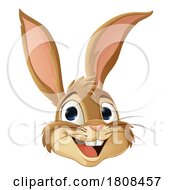 Poster, Art Print Of Easter Bunny Rabbit Cartoon Fun Animal Character