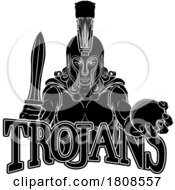 Poster, Art Print Of Spartan Trojan Gladiator Cricket Warrior Woman