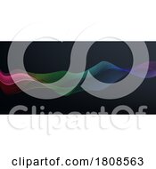 Poster, Art Print Of Rainbow Background Abstract Lines Waves Template