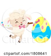 02/07/2024 - Cartoon Easter Lamb