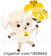 Cartoon Easter Lamb