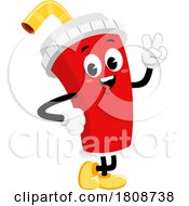Cartoon Fountain SodaFood Mascot Character