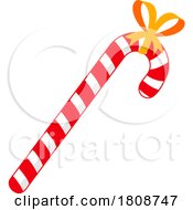 Poster, Art Print Of Cartoon Christmas Candy Cane