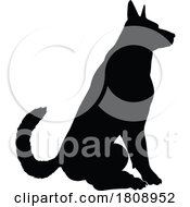 02/19/2024 - Dog Silhouette Pet Animal