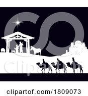 Poster, Art Print Of Christmas Nativity Scene