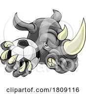 Poster, Art Print Of Boar Wild Hog Razorback Warthog Pig Soccer Mascot