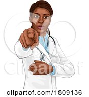 Black Woman Medical Doctor Needs You Pointing