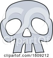 Poster, Art Print Of Cartoon Skull Symbol