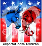 Poster, Art Print Of Republican Democrat Election Party Politics