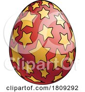 Poster, Art Print Of Star Easter Egg