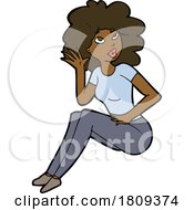 Cartoon Black Woman
