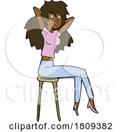 Poster, Art Print Of Cartoon Black Woman