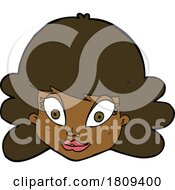 Cartoon Black Womans Face