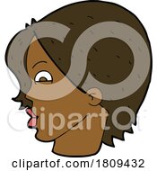 03/07/2024 - Cartoon Black Womans Face