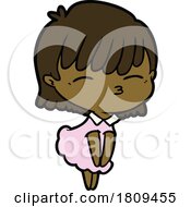 03/08/2024 - Sticker Of A Cartoon Woman