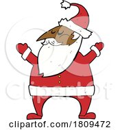 03/09/2024 - Cartoon Black Santa