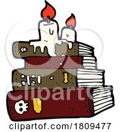 Poster, Art Print Of Candles On A Stack Of Books