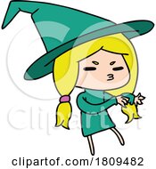 Poster, Art Print Of Cartoon Witch