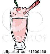 Cartoon Milkshake by lineartestpilot