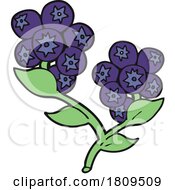 Poster, Art Print Of Cartoon Blueberries