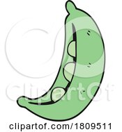 Cartoon Peas by lineartestpilot
