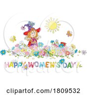 Cartoon March 8 Womens Day Design