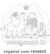 03/14/2024 - Cartoon March 8 Womens Day Design