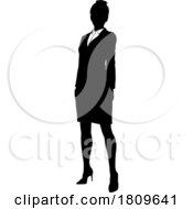 03/15/2024 - Business People Woman Silhouette Businesswoman