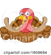03/18/2024 - Turkey Thanksgiving Or Christmas Cartoon Character