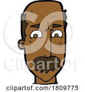 03/22/2024 - Sticker Of A Cartoon Annnoyed Old Man