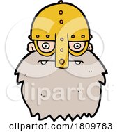 Cartoon Viking Face by lineartestpilot