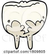 Poster, Art Print Of Cartoon Tooth