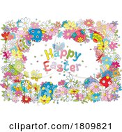 Poster, Art Print Of Cartoon Happy Easter Design
