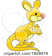 Poster, Art Print Of Licensed Clipart Cartoon Toy Kangaroo