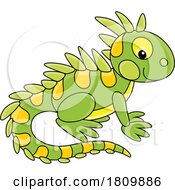 Poster, Art Print Of Licensed Clipart Cartoon Toy Iguana