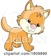 Licensed Clipart Cartoon Kitten