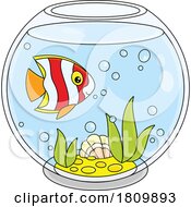 Poster, Art Print Of Licensed Clipart Cartoon Pet Fish