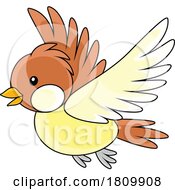 Poster, Art Print Of Licensed Clipart Cartoon Flying Bird