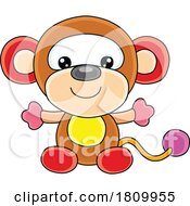 03/28/2024 - Licensed Clipart Cartoon Toy Monkey