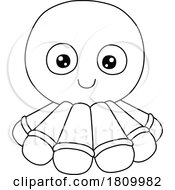 Licensed Clipart Cartoon Toy Octopus by Alex Bannykh #COLLC1809982-0056